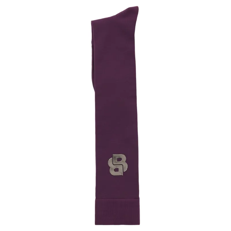 BOSS Equestrian Davina Womens Tall Riding Socks - Deep Purple-1