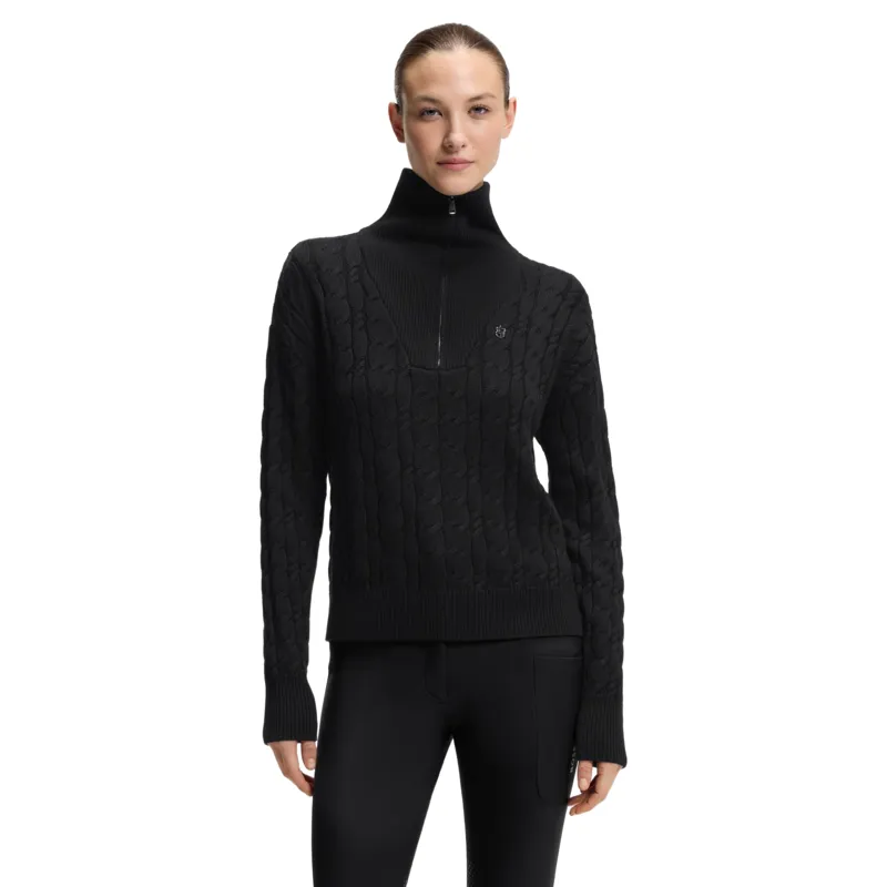 BOSS Equestrian Ella Womens 1/4 Zip Jumper - Black