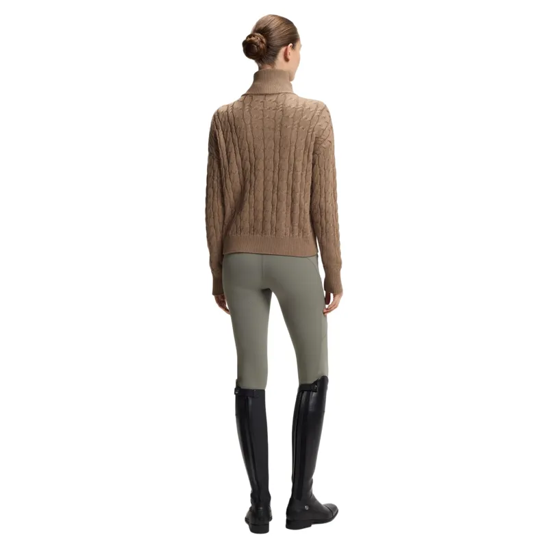 BOSS Equestrian Ella Womens 1/4 Zip Jumper - Walnut-6