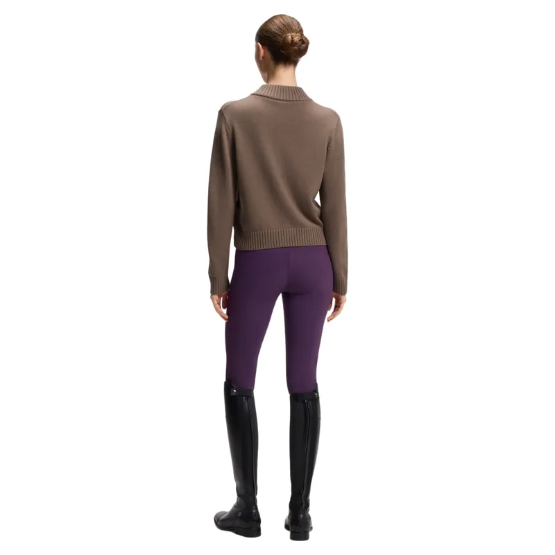 BOSS Equestrian Elony Womens Knitwear Cardigan - Walnut-3