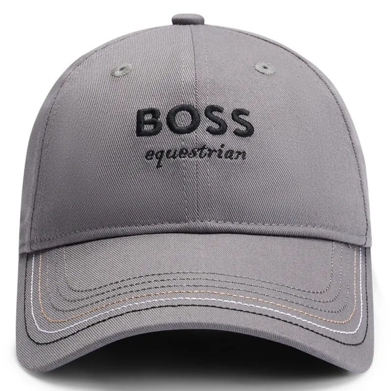 BOSS Equestrian Unisex Embroidered Cap - Grey