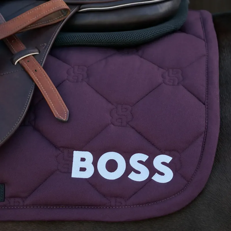 BOSS Equestrian Hampton Jump Saddlecloth - Deep Purple-1