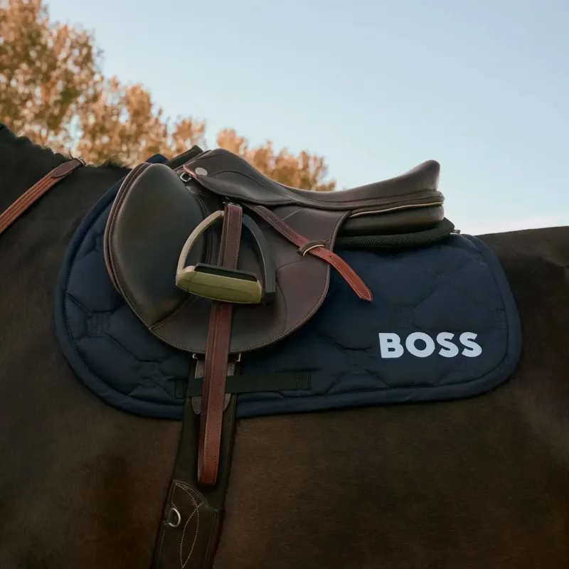 BOSS Equestrian Hampton Jump Saddlecloth - Sky Captain-1