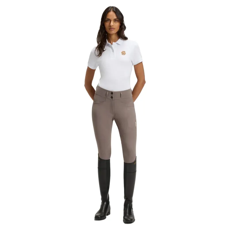 BOSS Equestrian Hannah Knee Grip Womens Breeches - Dark Pumice Pre-Order-3