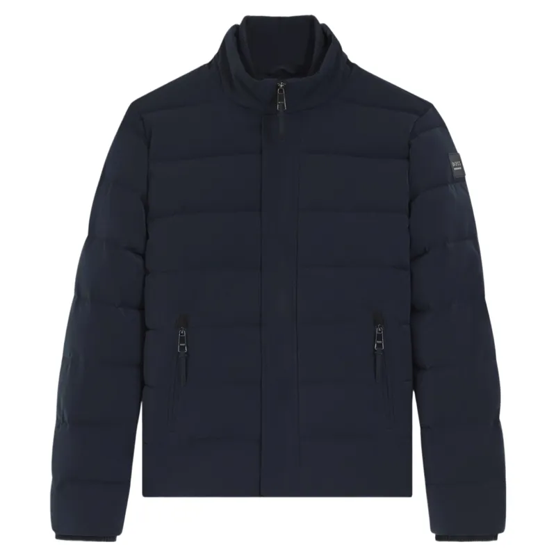 BOSS Equestrian Jamie Mens Quilted Puffer Jacket - Sky Captain-1