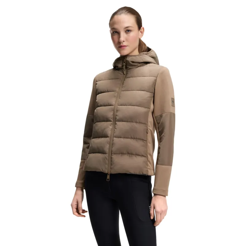BOSS Equestrian Jessy Womens Hybrid Puffer Jacket - Walnut