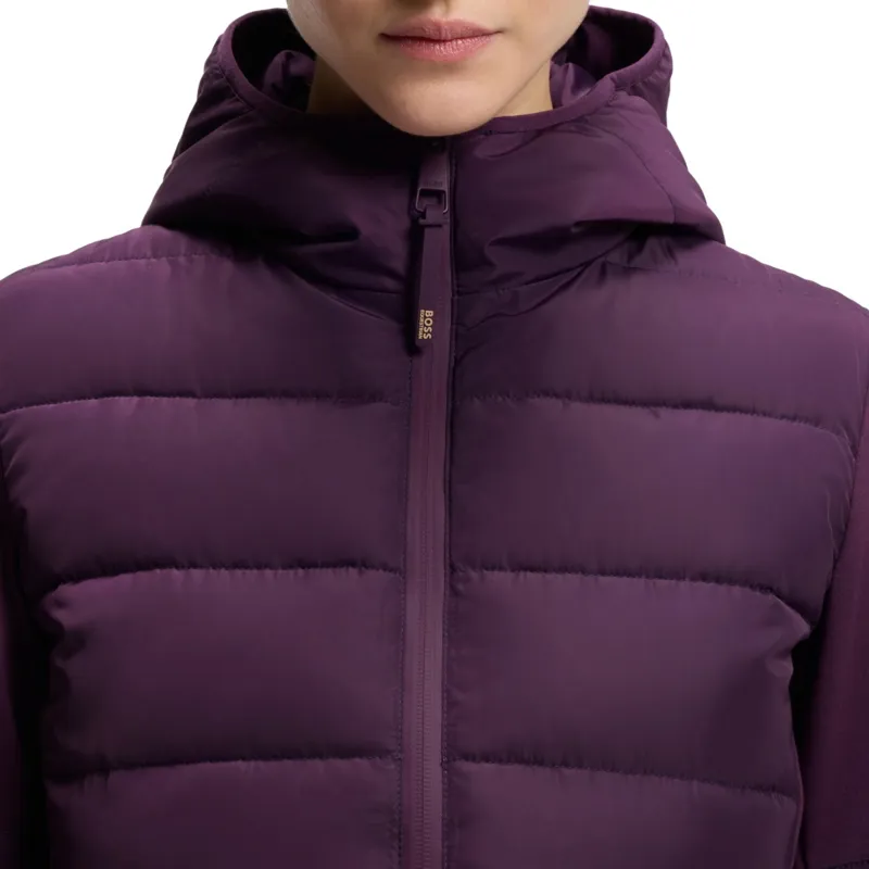 BOSS Equestrian Jessy Womens Hybrid Puffer Jacket - Deep Purple-6