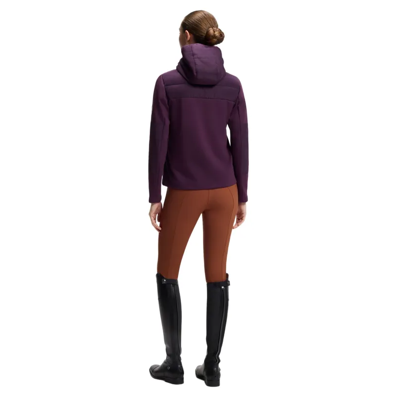 BOSS Equestrian Jessy Womens Hybrid Puffer Jacket - Deep Purple-4