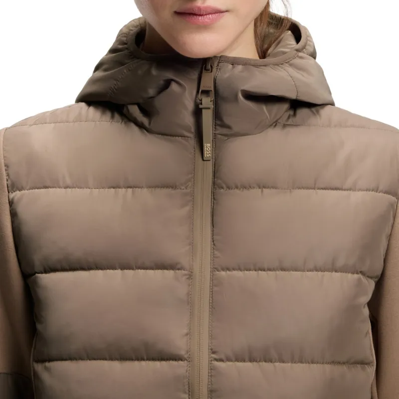 BOSS Equestrian Jessy Womens Hybrid Puffer Jacket - Walnut-6