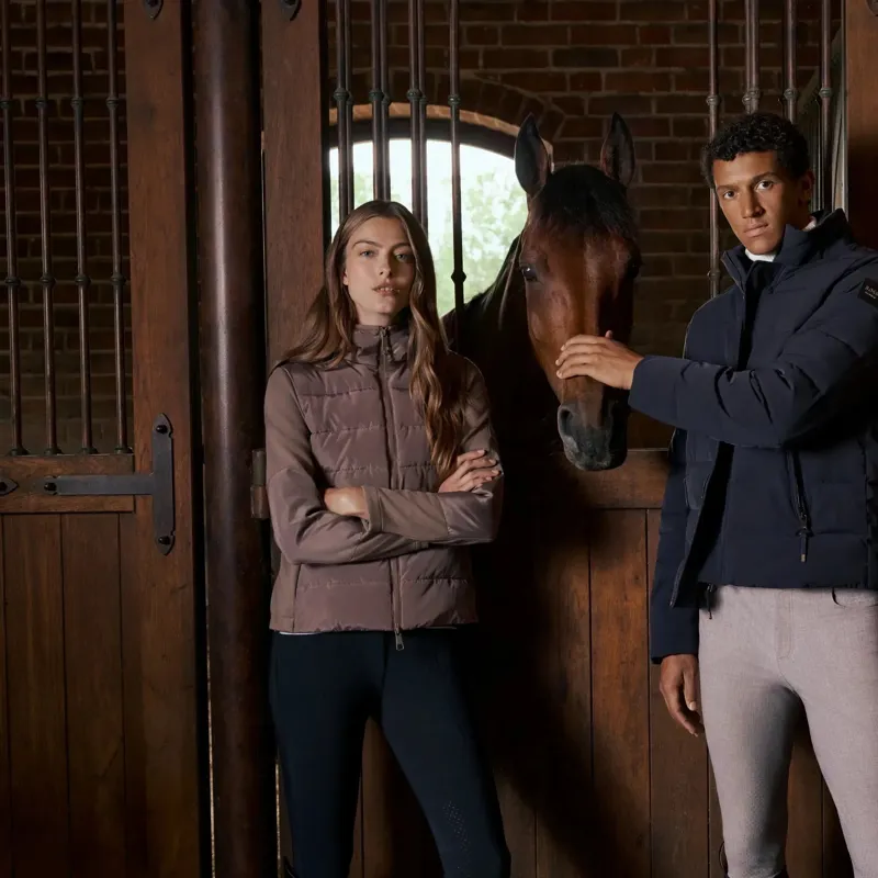 BOSS Equestrian Jessy Womens Hybrid Puffer Jacket - Walnut-1