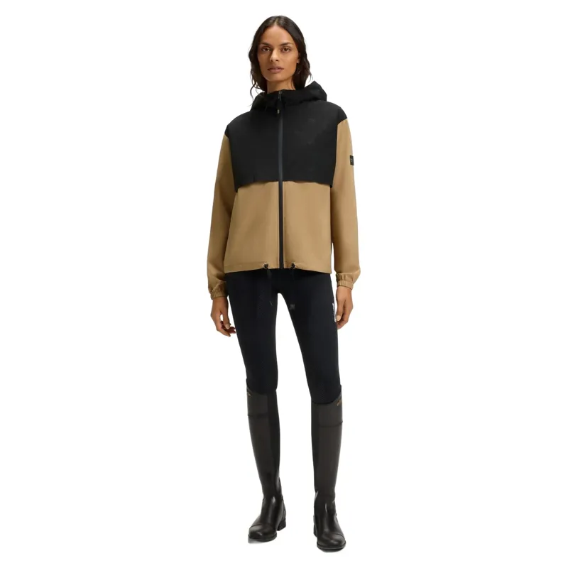 BOSS Equestrian Louise Womens Waterproof Rain Jacket - Black/Camel Pre-Order-2