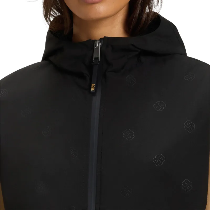 BOSS Equestrian Louise Womens Waterproof Rain Jacket - Black/Camel Pre-Order-5