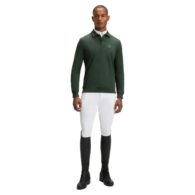 BOSS Equestrian Luis Mens Polo Sweatshirt - Pine Grove Pre-Order-2