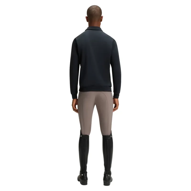 BOSS Equestrian Luis Mens Polo Sweatshirt - Sky Captain Pre-Order-3