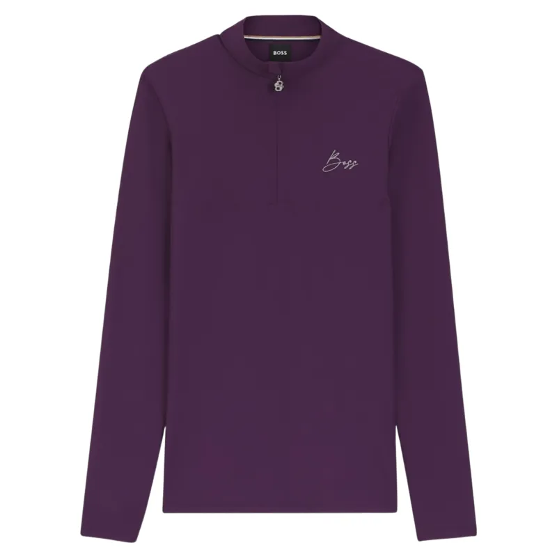 BOSS Equestrian Minou Womens Training Shirt - Deep Purple-1