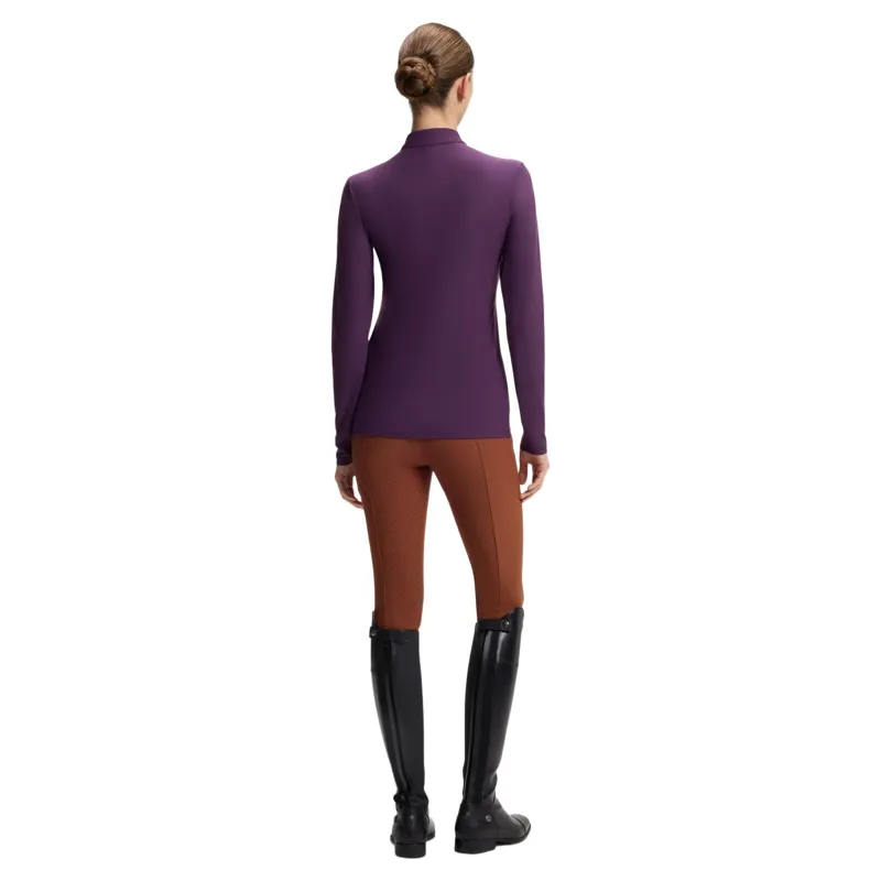 BOSS Equestrian Minou Womens Training Shirt - Deep Purple-4