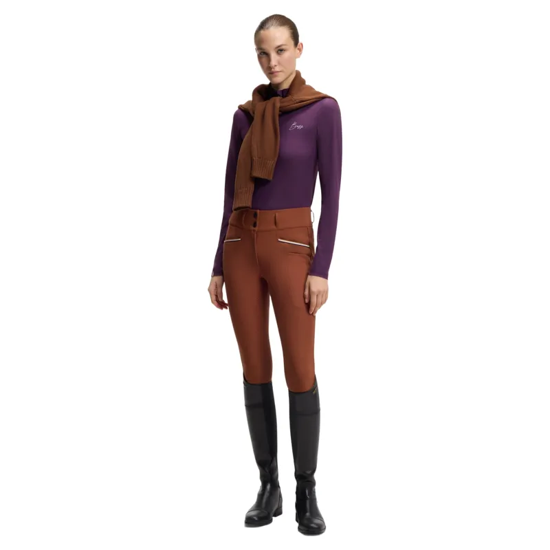 BOSS Equestrian Minou Womens Training Shirt - Deep Purple-3