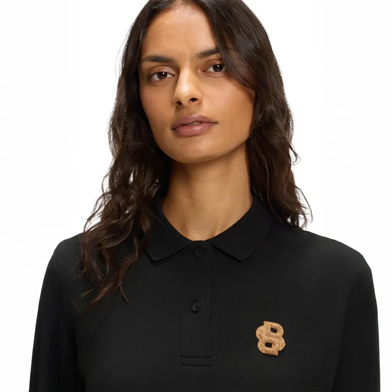 BOSS Equestrian Mona Womens Polo - Black Pre-Order-2