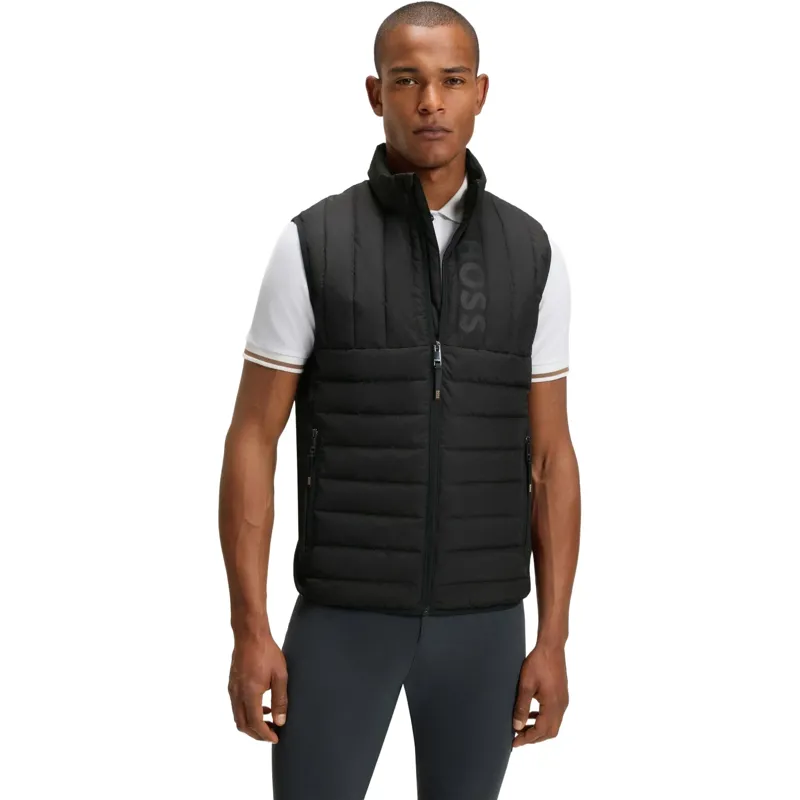 BOSS Equestrian Ruben Mens Gilet - Black Pre-Order