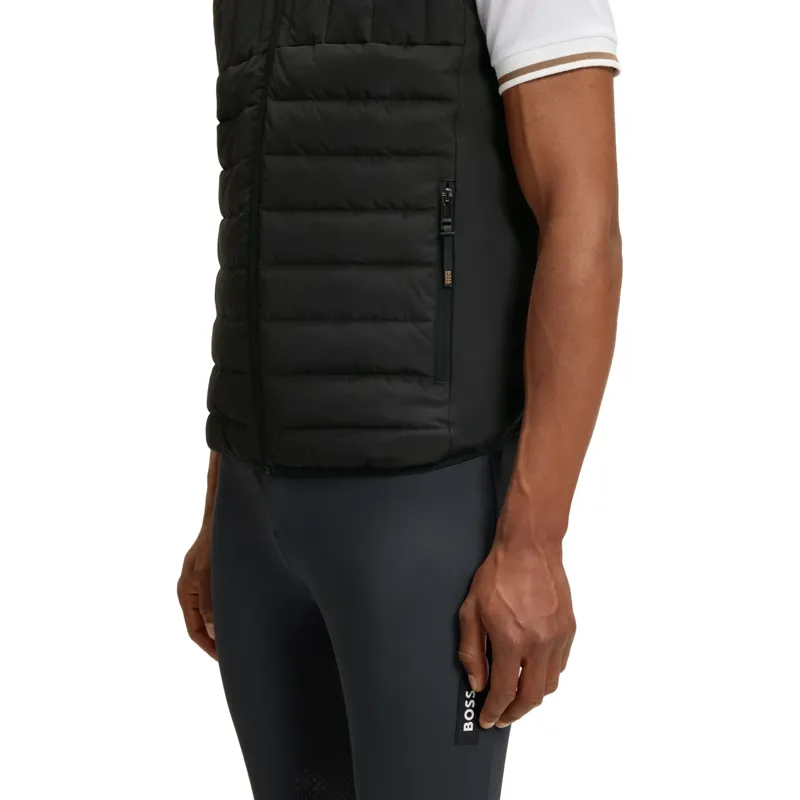 BOSS Equestrian Ruben Mens Gilet - Black Pre-Order-5
