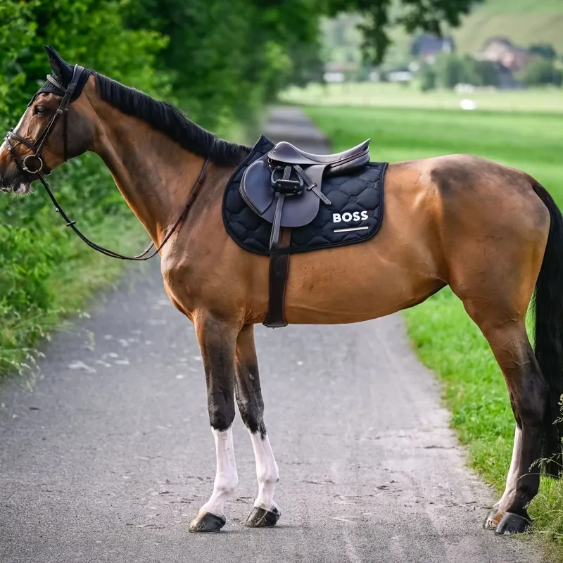 BOSS Equestrian Cheltenham Jump Saddlecloth - Black Pre-Order-2