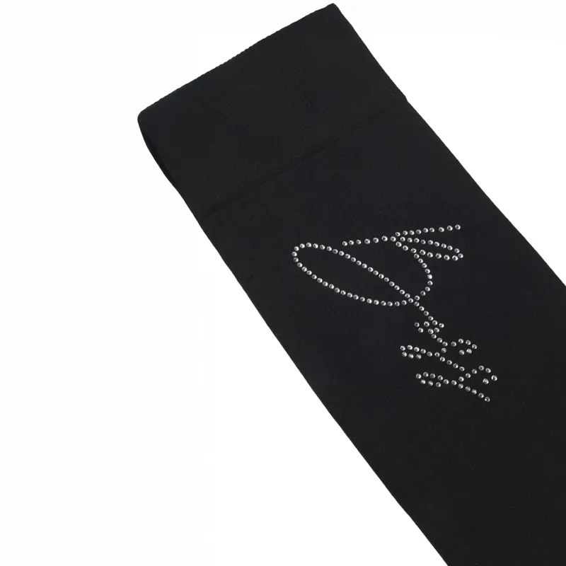 BOSS Equestrian Sally Crystal Womens Tall Riding Socks - Black Pre-Order-1