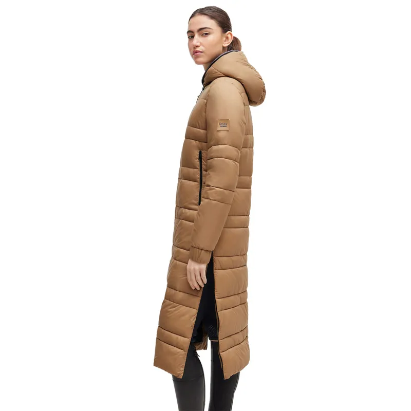 BOSS Equestrian Esmee Ladies Padded Long Jacket - Camel-3