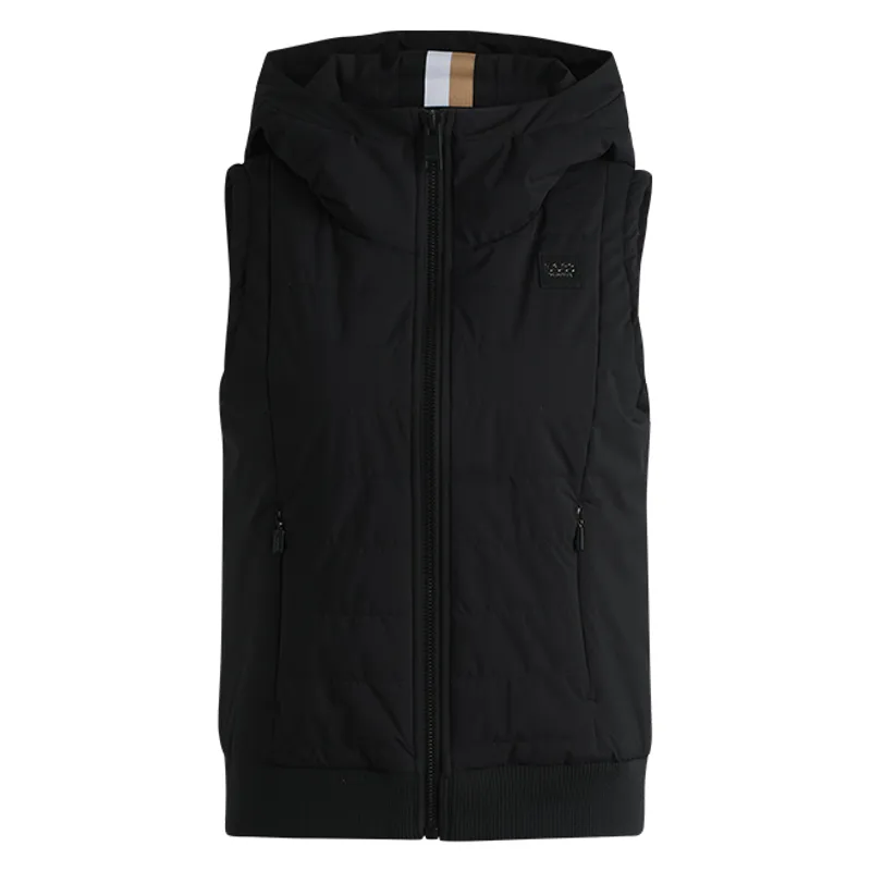 BOSS Equestrian Fally Ladies Puffer Gilet - Black-1