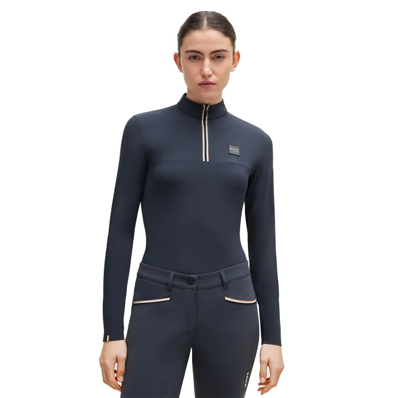 BOSS Equestrian Frances Ladies Long Sleeve Training Shirt - Grey