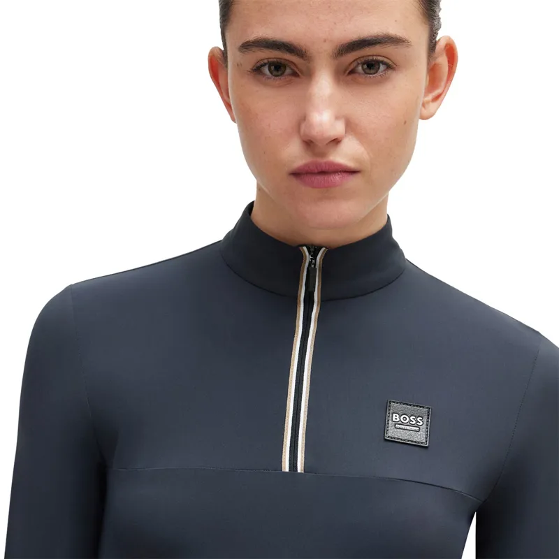 BOSS Equestrian Frances Ladies Long Sleeve Training Shirt - Grey-3