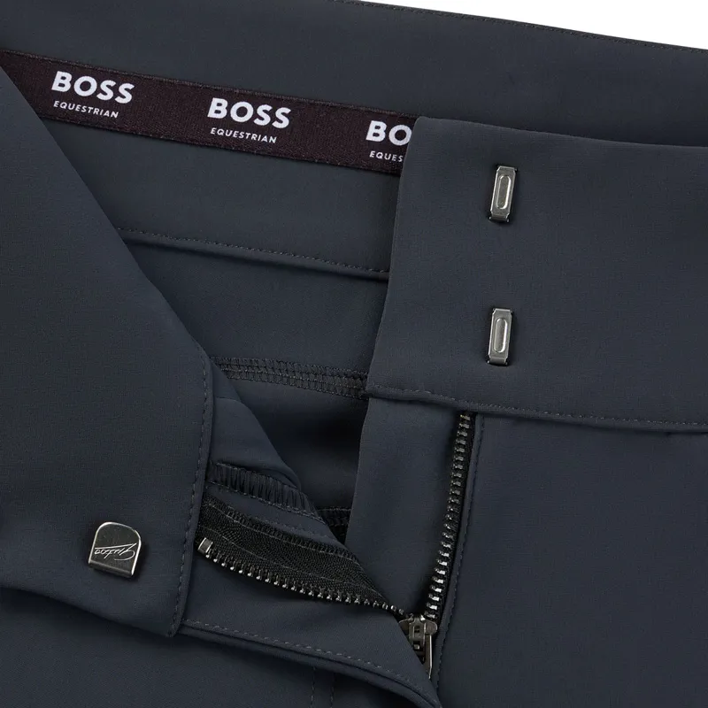 BOSS Equestrian Hannah High Waist Knee Grip Ladies Breeches - Grey-4