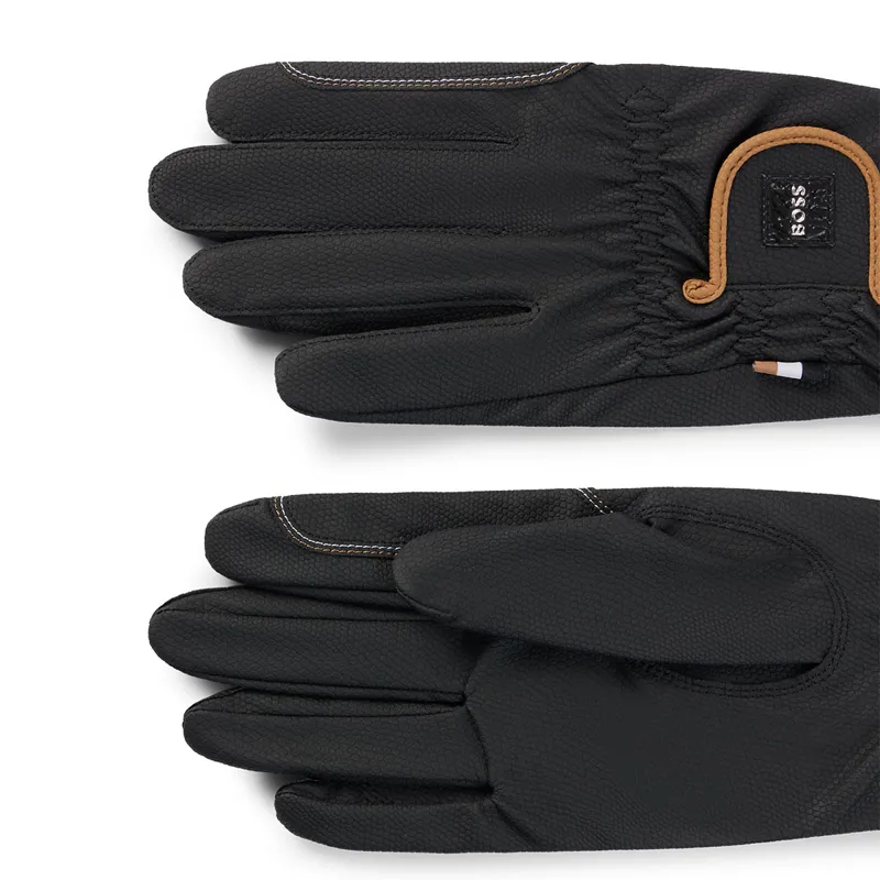 BOSS Equestrian Hybrid Adults Riding Gloves - Black-2