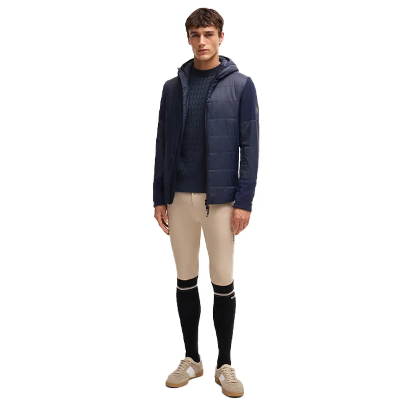BOSS Equestrian Jason Mens Knitted Jumper - Sky Captain-3
