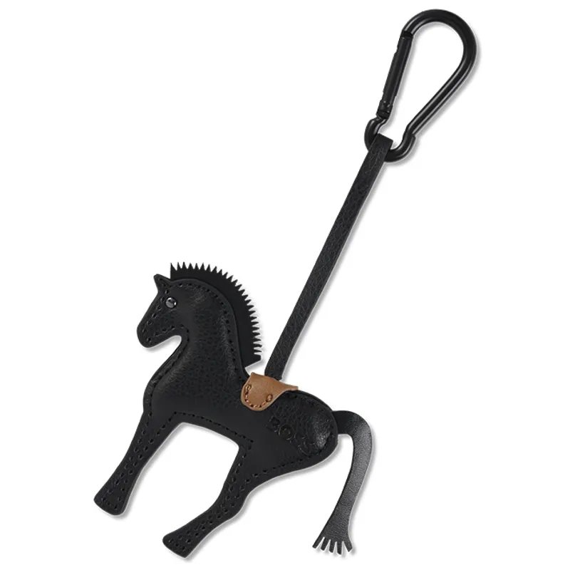 BOSS Equestrian Horse Keyring - Black