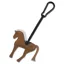BOSS Equestrian Horse Keyring - Camel