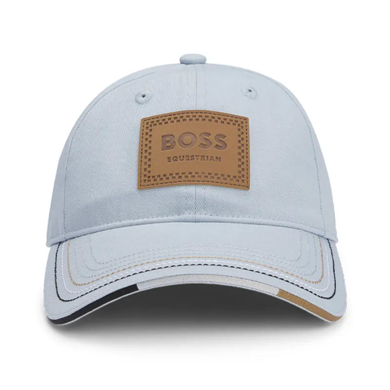 BOSS Equestrian Unisex Leather Vintage Patch Baseball Cap - Niagara