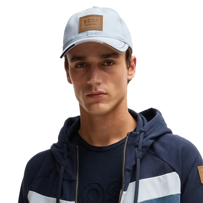 BOSS Equestrian Unisex Leather Vintage Patch Baseball Cap - Niagara-2