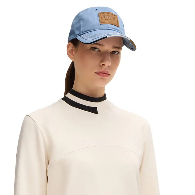 BOSS Equestrian Unisex Leather Vintage Patch Baseball Cap - Riviera-4