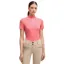 BOSS Equestrian Ladies Maira Half Zip Training Shirt - Pink Stripes