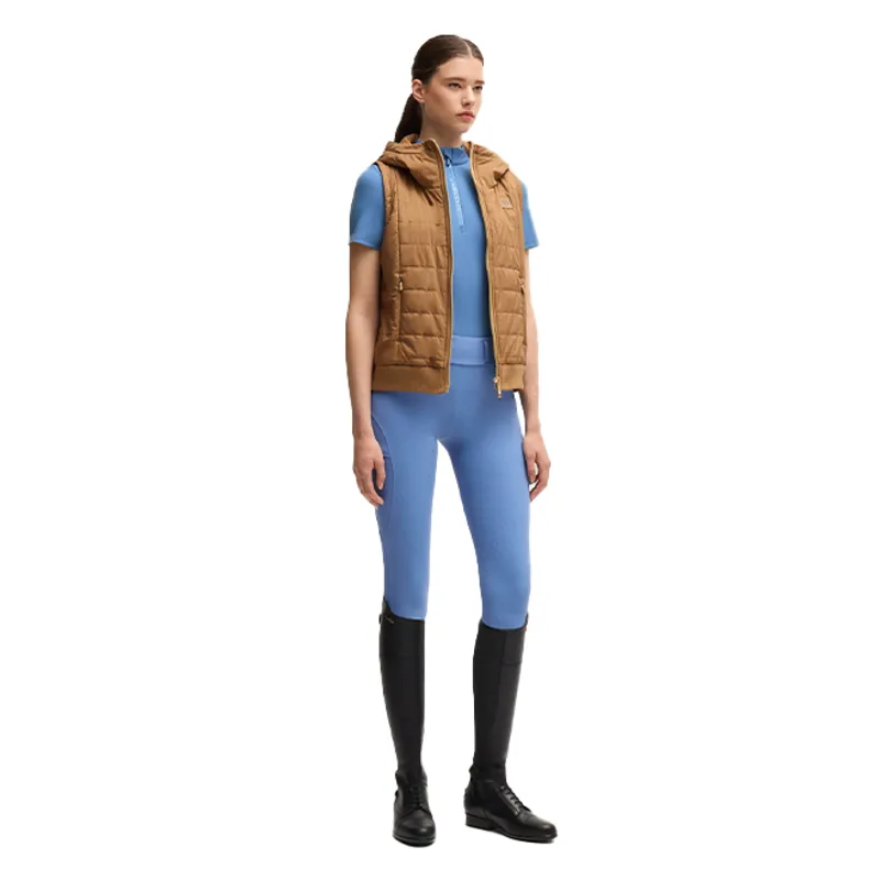 BOSS Equestrian Maira Ladies Half Zip Training Shirt - Riviera Stripes-3