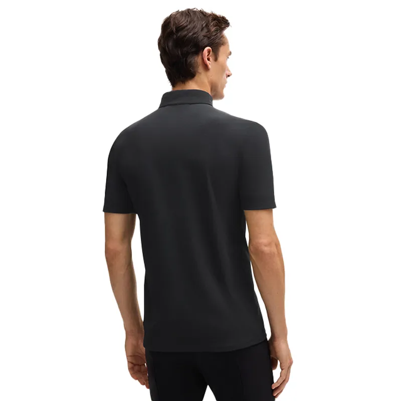 BOSS Equestrian Matt Mens Pique Training Shirt - Black-1