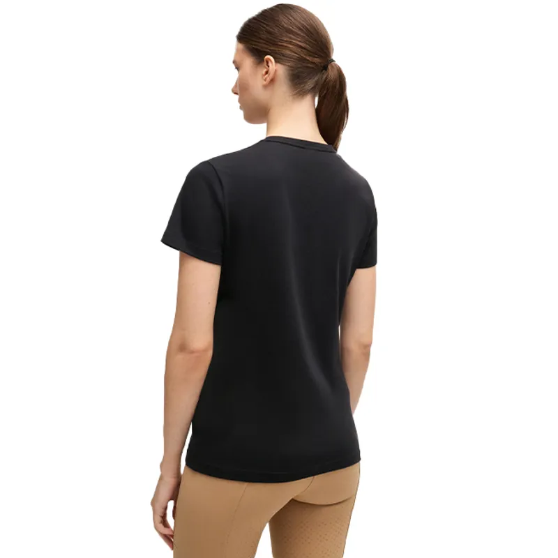 BOSS Equestrian Maya Ladies Logo T-Shirt - Black-2