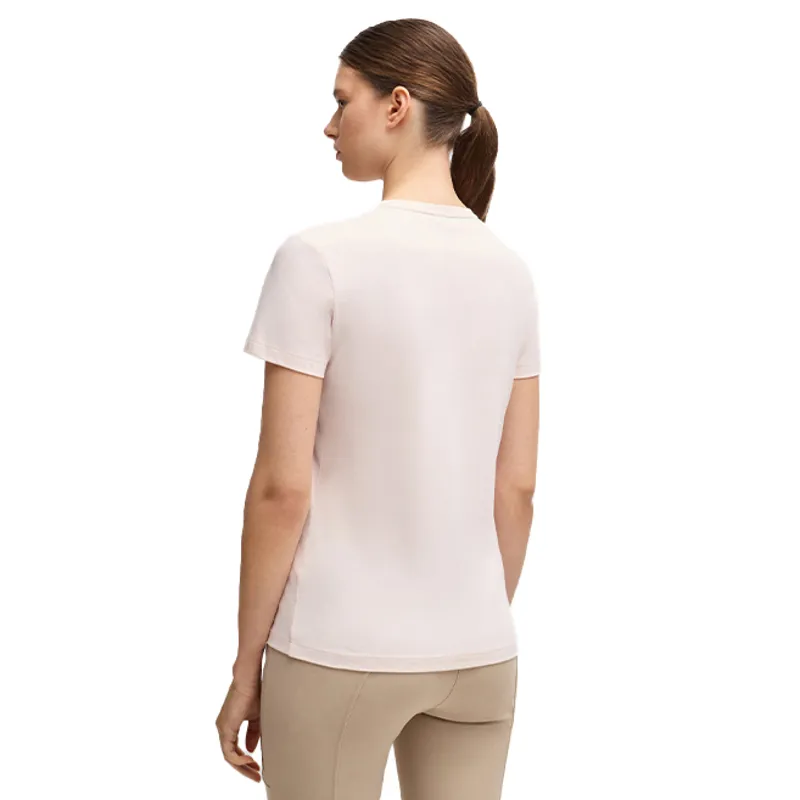 BOSS Equestrian Maya Ladies Logo T-Shirt - Pearl-2