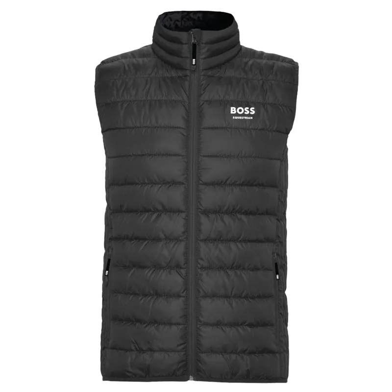 BOSS Equestrian Holiday Monza Mens Puffer Gilet - Graphite-2