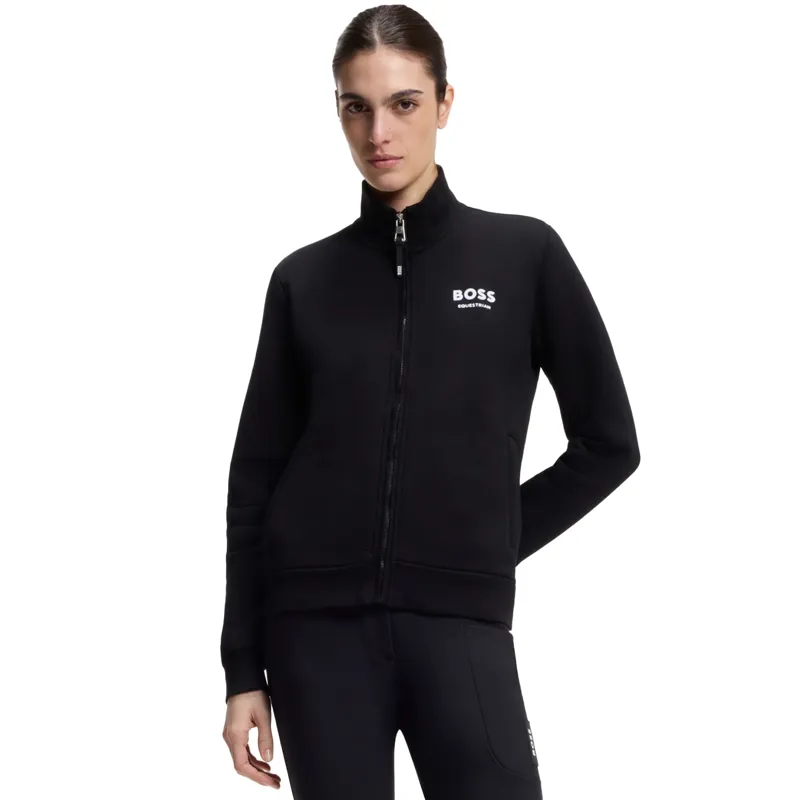 BOSS Equestrian Holiday Paris Womens Training Sweater - Black-3