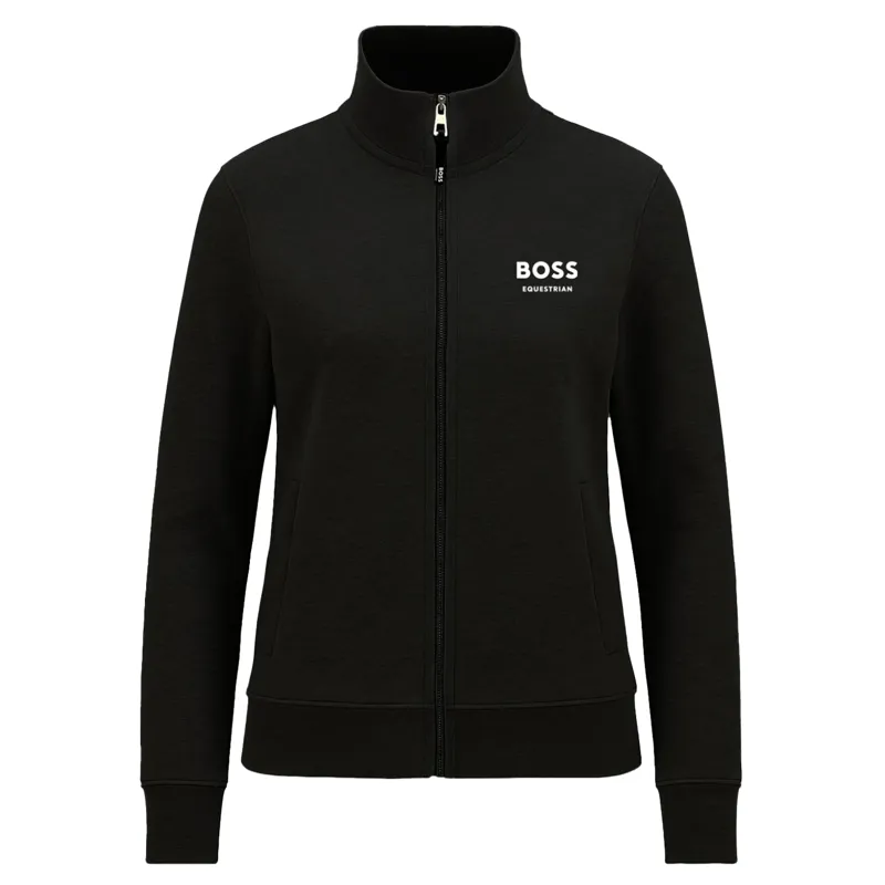 BOSS Equestrian Holiday Paris Womens Training Sweater - Black-2