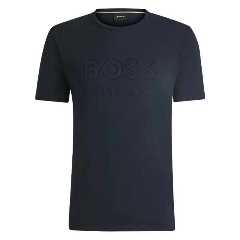 BOSS Equestrian Pierce Mens T-Shirt - Sky Captain-1