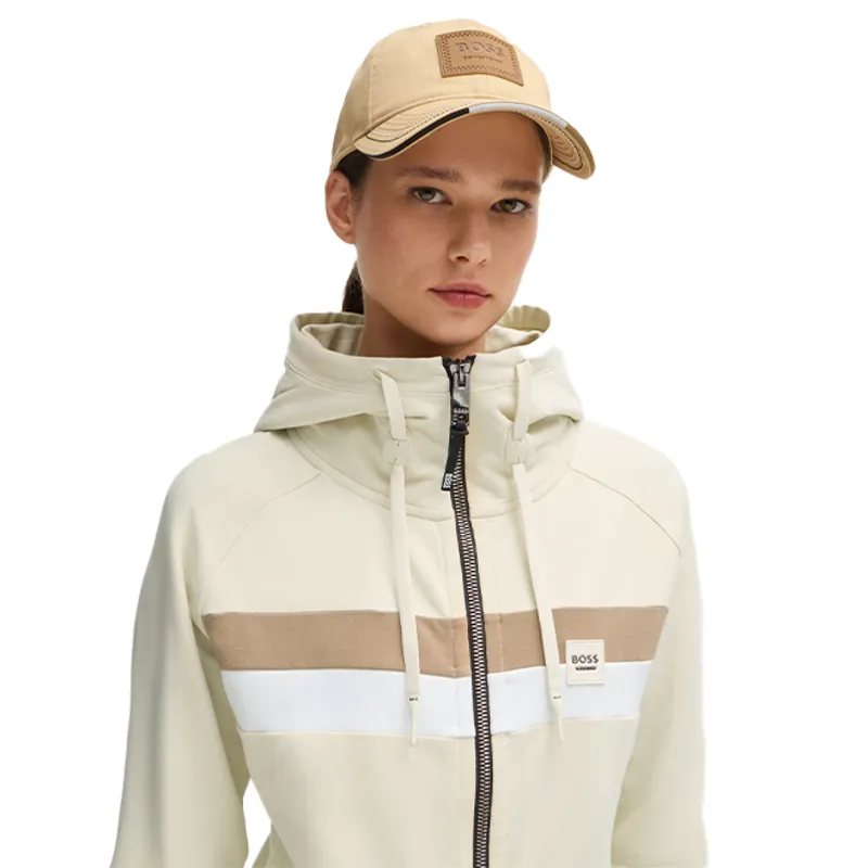 BOSS Equestrian Riva Ladies Full Zip Hoodie - Almond-2