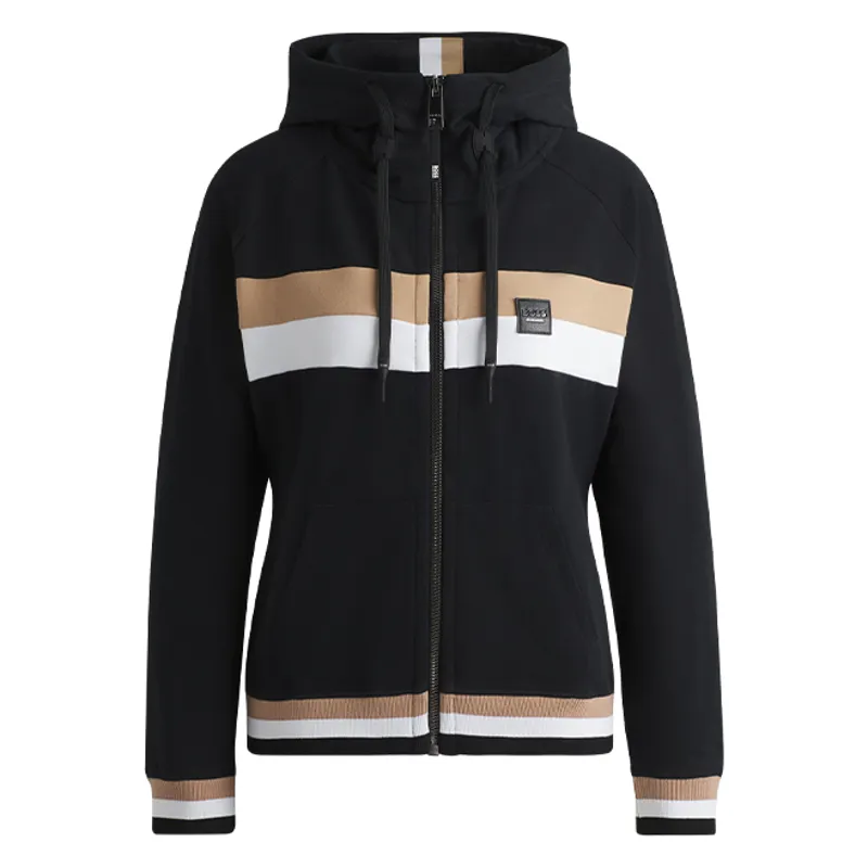 BOSS Equestrian Riva Ladies Full Zip Hoodie - Black-3