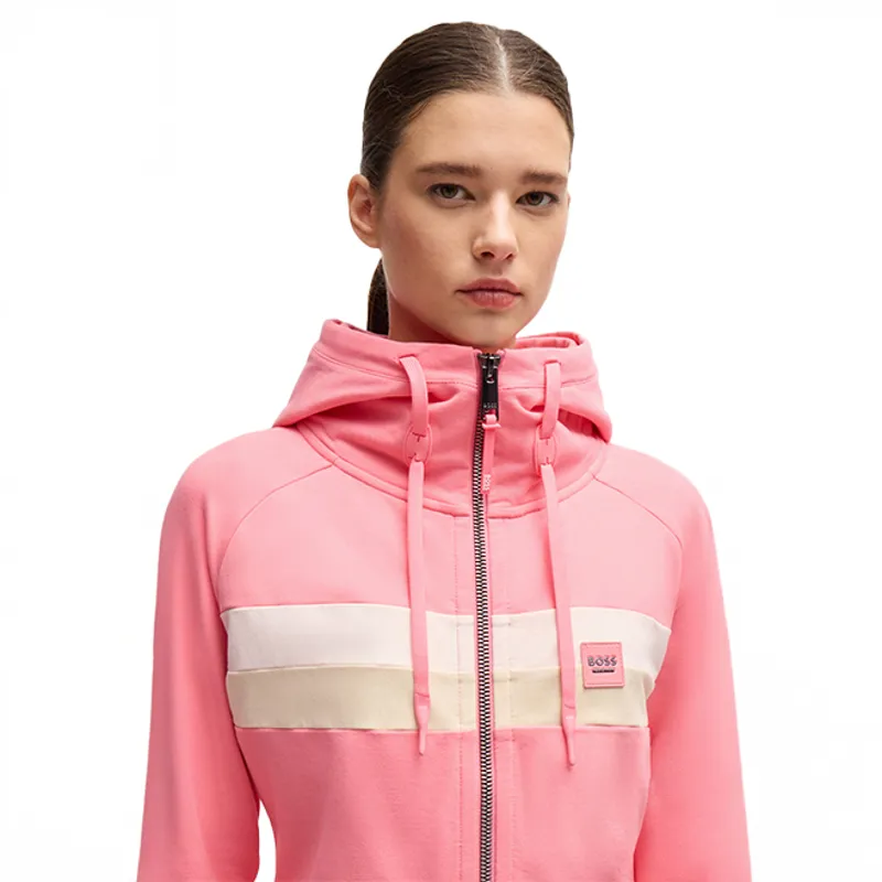 BOSS Equestrian Riva Ladies Full Zip Hoodie - Pink-3